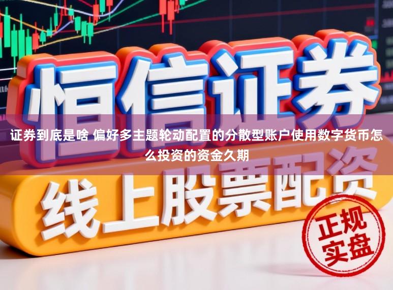 证券到底是啥 偏好多主题轮动配置的分散型账户使用数字货币怎么投资的资金久期